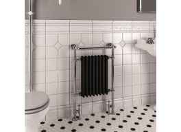 Eastbrook Isbourne Heated Towel Rail Chrome and Black